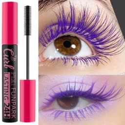 9 Color Mascara Thick Curl Waterproof Natural Eyelash Long Lasting Blue White Green Pink Black Eye Makeup Korean Cosmetics