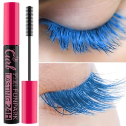 9 Color Mascara Thick Curl Waterproof Natural Eyelash Long Lasting Blue White Green Pink Black Eye Makeup Korean Cosmetics
