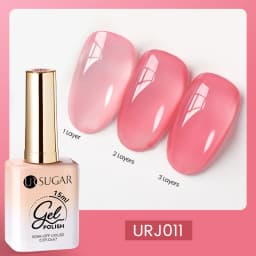 UR SUGAR 15ml Champagne Gold Sliver Reflective Glitter Gel Nail Polish Varnish Semi Permanent Soak Off UV Gel For Manicure Art