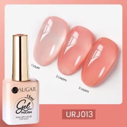 UR SUGAR 15ml Champagne Gold Sliver Reflective Glitter Gel Nail Polish Varnish Semi Permanent Soak Off UV Gel For Manicure Art