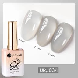UR SUGAR 15ml Champagne Gold Sliver Reflective Glitter Gel Nail Polish Varnish Semi Permanent Soak Off UV Gel For Manicure Art