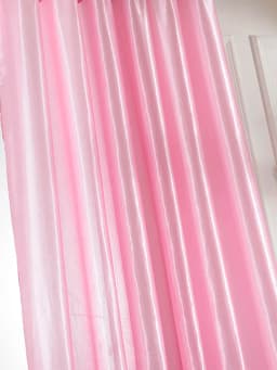 1pc Solid Color Contemporary Simple Sheer Curtain, Lightweight Semi-Transparent Partition Curtain, Curtains for Living Room