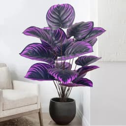 57-75cm Large Fake Palm Tree Artificial Monstera Plants Branch Plastic Turtle Leaves Real Touch Leafs for Home Garden Decor
