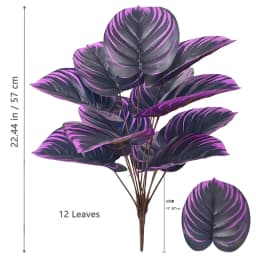 57-75cm Large Fake Palm Tree Artificial Monstera Plants Branch Plastic Turtle Leaves Real Touch Leafs for Home Garden Decor