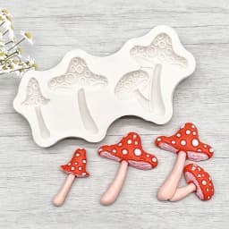 Mushroom Silicone Mold Sugarcraft Chocolate Cupcake Baking Mold Resin Fondant Cake Decorating Tools