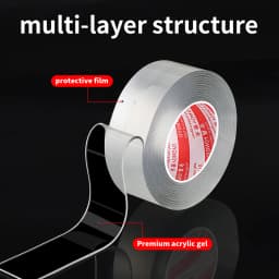 Ultra-strong Nano Double-Sided Tape High Adhesion Transparent Automotive Decoration Fixed Ornaments Gift Heavy-duty Sticky