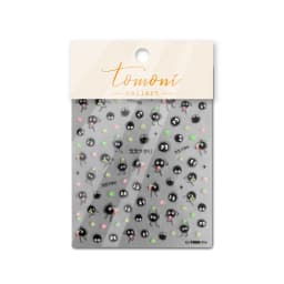 1Pcs Chibi Character Susuwatari Eggette Cute Anime Cartoon Nail Stickers Kawii Nail Art Weeb Cartoon Relief Self Adhesive Decal