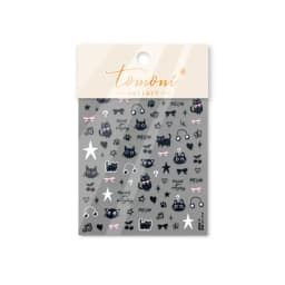 1Pcs Chibi Character Susuwatari Eggette Cute Anime Cartoon Nail Stickers Kawii Nail Art Weeb Cartoon Relief Self Adhesive Decal
