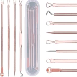 4Pcs Blackhead Remover Acne Needle Facial Cleansing Acne Extractor Remove Blackhead Pores Cleaning Tools