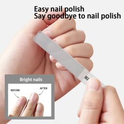 Nano Glass Nail Files Professional Polishing Manicure Art Tool Washable Make Nails Brighten Easily Like Nail Polish