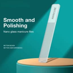 Nano Glass Nail Files Professional Polishing Manicure Art Tool Washable Make Nails Brighten Easily Like Nail Polish