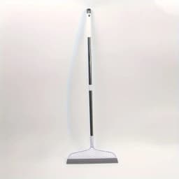 Magic broom with detachable head and double-sided silicone scraper