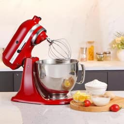 Replacement part K45WW Stainless Steel 6-Wire Whisk Attachment for KitchenAid 4.5-5-Quart Bowl Stand Mixer, Whisk