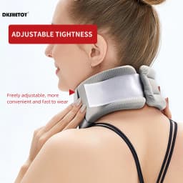Adjustable Neck Support Cervical Pillow Neck Brace Cervical Traction Collar for Airplane Travel Sleeping Support Pad