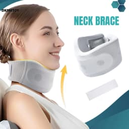 Adjustable Neck Support Cervical Pillow Neck Brace Cervical Traction Collar for Airplane Travel Sleeping Support Pad