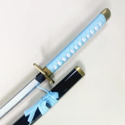 Anime Bleach Katana Wooden Ninja Blade Knife Aizen Sousuke Cosplay Prop Sword Real Sized Japanese Katana Samurai Sabre Toy Gift