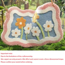 Warm algae, tomatoes plush bathroom floor mat, toilet door absorbent foot mat, toilet bathroom non-slip carpet