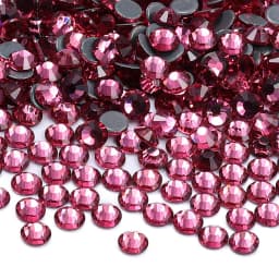 QIIY SS6-SS20 1440Pcs Top Glass Crystal Hotfix Rhinestones Flatback Glitter Stones Nail Art Decorations DIY Accessoriesries