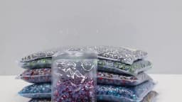 QIIY SS6-SS20 1440Pcs Top Glass Crystal Hotfix Rhinestones Flatback Glitter Stones Nail Art Decorations DIY Accessoriesries