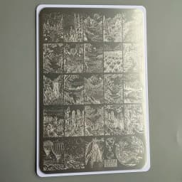 XMQ NAIL ART STAMPING PLATES LINES TEMPLATES IMAGE PLATE