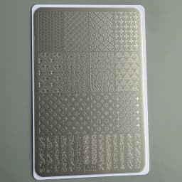 XMQ NAIL ART STAMPING PLATES LINES TEMPLATES IMAGE PLATE