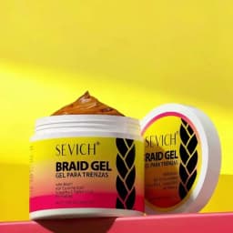 Edge Control Gel Set Hair Braiding Gel Biotin Anti Break Hair Wax Non-Greasy Hair Styling Cream Anti-Frizz Wax Stick For Wig