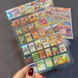 10pcs Snack Food Packaging Stickers For Phone PET Waterproof Cartoon Scrapbook Sticker Journaling Stationery Kawaii