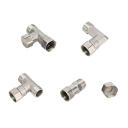 1/2" BSP Male/Female Thread Stainless Steel Tee/ Elbow/Straight/ /Plug Connector Water Coupler Plumbing Fitting Reducing Adapter