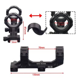 Tactical GEISSELE Automatics M4 M16 Ar15 Optic Scope Mount 25.4mm/30mm QD Rings Optical Bubble Level For 20mm Picatinny Rail