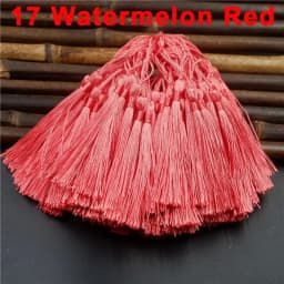 Mixed 100Pcs 13cm/5 Inch Silky Floss Bookmark Tassels Hanging Spike Rope Crafts For Jewelry Making DIY Craft Accessory