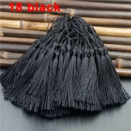 Mixed 100Pcs 13cm/5 Inch Silky Floss Bookmark Tassels Hanging Spike Rope Crafts For Jewelry Making DIY Craft Accessory