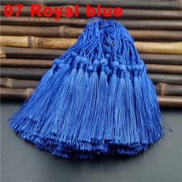 Mixed 100Pcs 13cm/5 Inch Silky Floss Bookmark Tassels Hanging Spike Rope Crafts For Jewelry Making DIY Craft Accessory