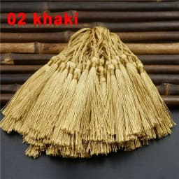 Mixed 100Pcs 13cm/5 Inch Silky Floss Bookmark Tassels Hanging Spike Rope Crafts For Jewelry Making DIY Craft Accessory