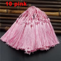 Mixed 100Pcs 13cm/5 Inch Silky Floss Bookmark Tassels Hanging Spike Rope Crafts For Jewelry Making DIY Craft Accessory