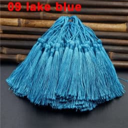 Mixed 100Pcs 13cm/5 Inch Silky Floss Bookmark Tassels Hanging Spike Rope Crafts For Jewelry Making DIY Craft Accessory