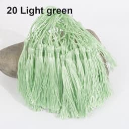 Mixed 100Pcs 13cm/5 Inch Silky Floss Bookmark Tassels Hanging Spike Rope Crafts For Jewelry Making DIY Craft Accessory
