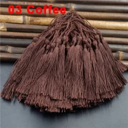 Mixed 100Pcs 13cm/5 Inch Silky Floss Bookmark Tassels Hanging Spike Rope Crafts For Jewelry Making DIY Craft Accessory