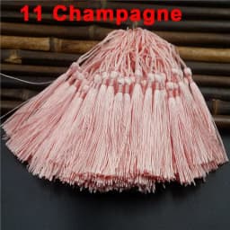 Mixed 100Pcs 13cm/5 Inch Silky Floss Bookmark Tassels Hanging Spike Rope Crafts For Jewelry Making DIY Craft Accessory