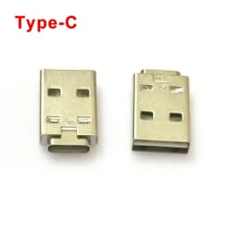 3/5/10PCS Type-C Female to Double-sided USB Am Male Connector 2.0 Charging Version Adapter with PCB Board Inside