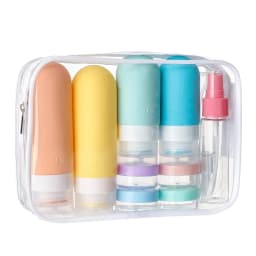 4 Pack Leak Proof Travel Bottle Set Made Of Silicone - TSA-Approved Containers For Toiletries And Conditioner
