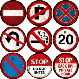 Vintage Warning Garage Metal Sign Plate Plaque -Tin Sign Wall Decor for Home, Bar, Pub, Store, Man Cave, Ideal Decor for Outdoor