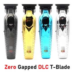 Hair Trimmer for Men Zero Gapped DLC TBlade Oil Head LED Display Low Noise Cordless Professional Hair Clipper Finishing Machine