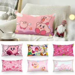 Hot Lovely K-Kirbies Double-sided Printing Rectangle Pillow Case Bedside Pillowcase Sofa Cushion Cover Room Home Decoration
