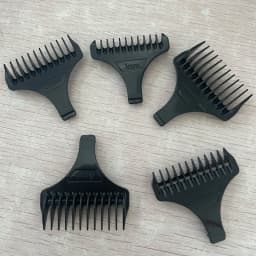 Kemei Hair Trimmer Limit Comb Universal Black Guards Hairdresser Hair Cutting Guide for KM-2293 KM-2299 1 2 3 4 5mm Comb 4pcs oi