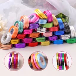 Balloon Ribbon Birthday Decor 10Meter/Rolls 5mm Birthday Party Decor Wedding Balloon Laser Rope Satin Ribbons Party Decoration