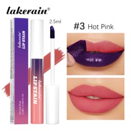 Peel Off Rose Pink Lip Gloss Matte Outline Contour Tattoo Lip Stain Waterproof Transfer Resistant Tear Off Natural Lip Tint