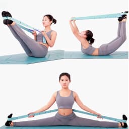 Multi Stage Yoga Stretch Band Latin Dance Stretch Band Correct Posture 11 Grid Elastic Band Digital Band Pose Band