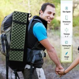 Moisture-Proof Pad Tent Sleeping Pad Tent Mat Foam Camping Mat Folding Picnic Mat Soft Compact Cushion Foldable Backpack