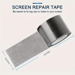 Strong Adhesive Fiberglass Mesh Repair Tape - Waterproof Mosquito Net and Fabric Patch, Easy to Use