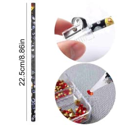 1/2/3/5PCS Nail Art Dotting Pencil Rhinestone Picker Contactless Pick Up Tool For Crystal Wax Pencil For Stones Accessories